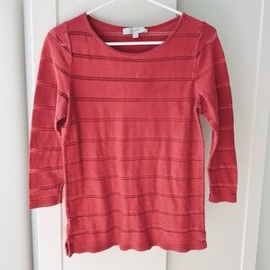Red Orange Sweater Cotton